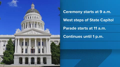 Veterans Day parade in Sacramento