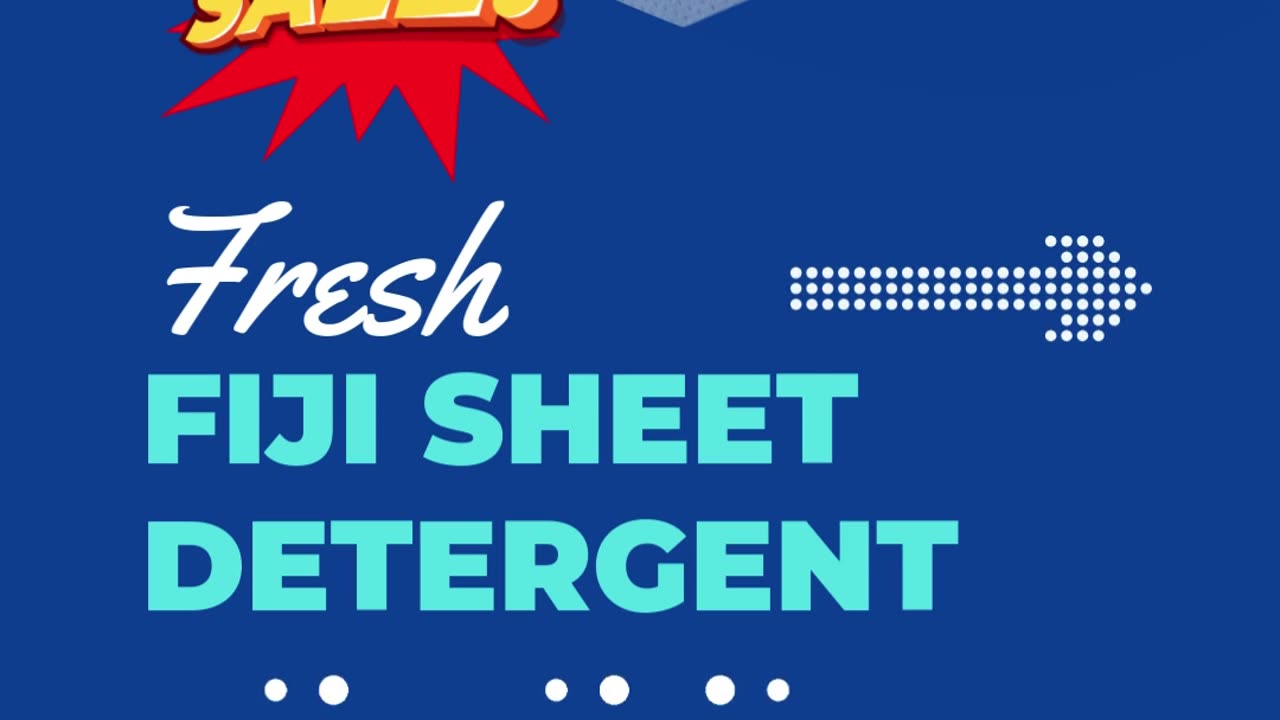 Fresh Fiji Sheet Detergent - Fresh