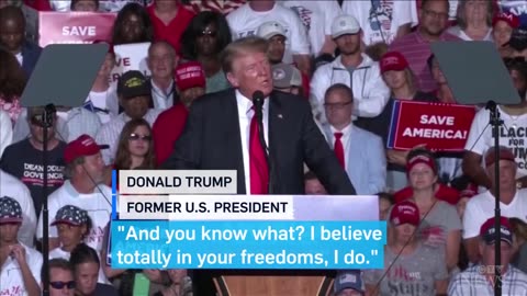 Trump urges supporters in Alabama to get vaccinated, gets booed at his own rally