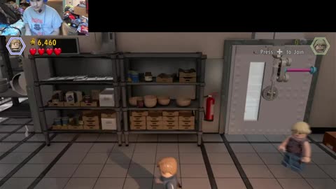 Carson gaming play Lego Jurassic world part 5