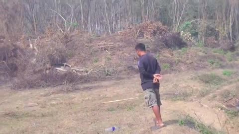 From Dry Leaves to Clean Land 🔥 | Farmhouse Preparation Begins