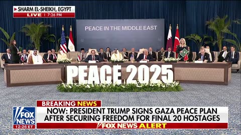 Earth is shifting — President Trump officially SOLIDIFIES his GAZA PEACE DEAL! 🕊🤍🕊