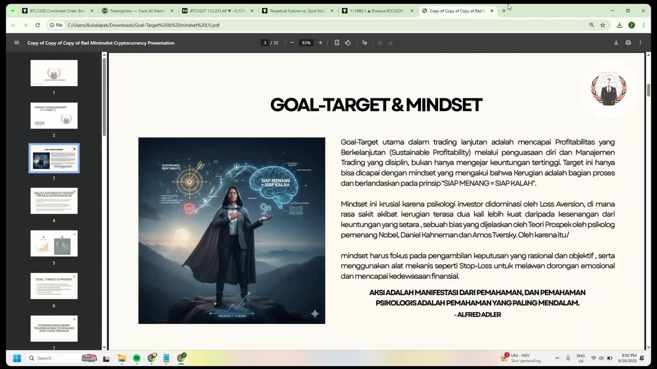 DAY 24 GOAL TARGET DAN MINSET