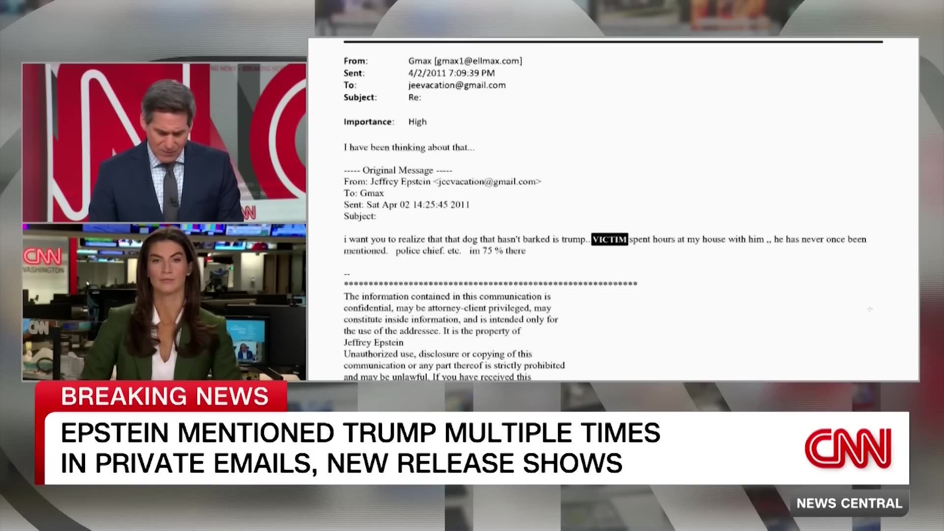 See the newly released private emails where Epstein mentioned Trump