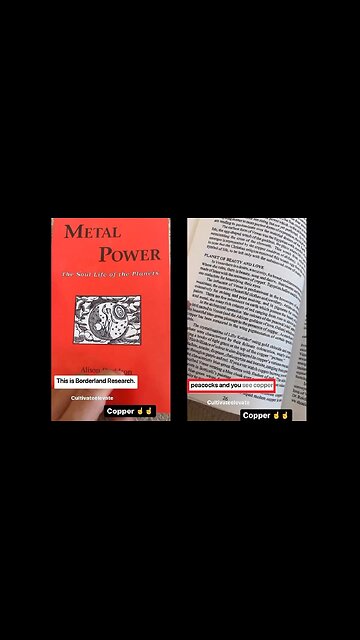 📖Metal Power by Alison Davidson: Copper Food Sources, Blue bloods, how copper resolves inflammation ~ with CULTIVATE ELEVATE