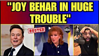 Joy Behar 'The View' Host FORCED OFF AIR By ABC Producers After Lying About Elon Musk.. SUED!!!!