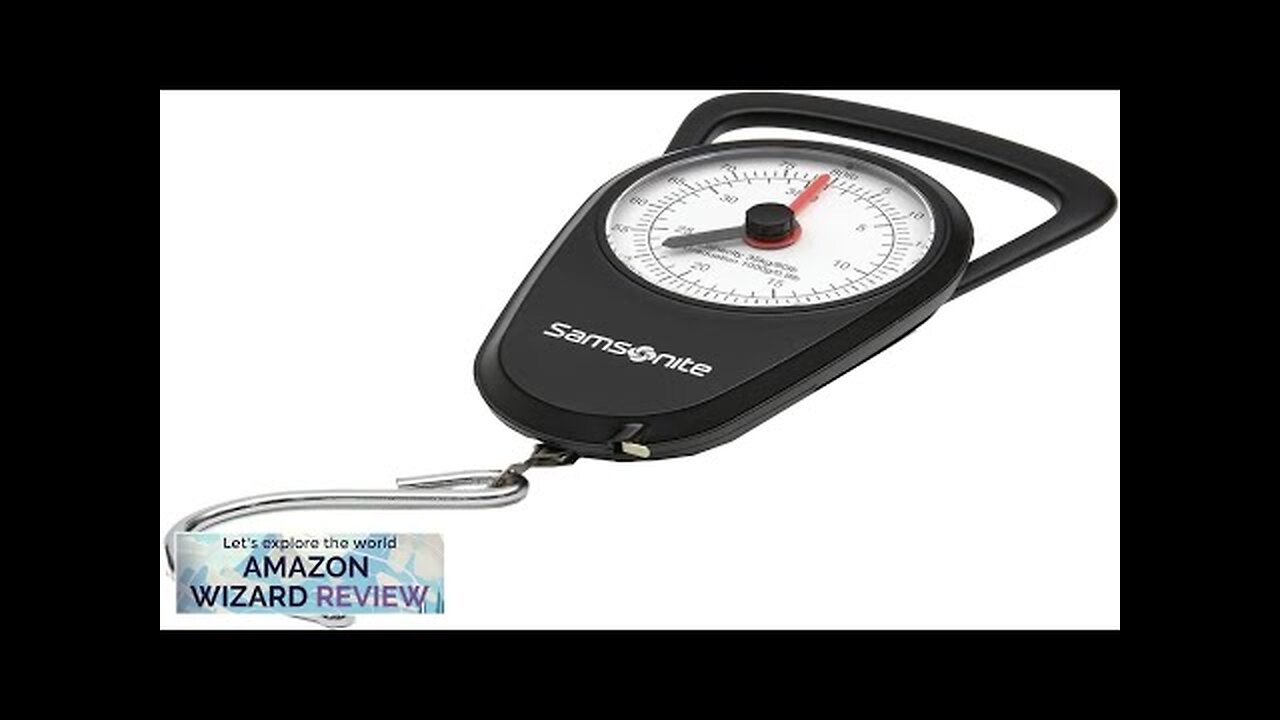 Samsonite Manual Luggage Scale Black One Size Review