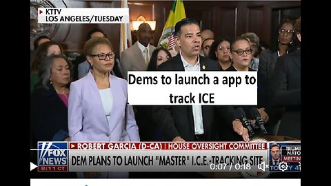 Democrat plan ICE tracking tool