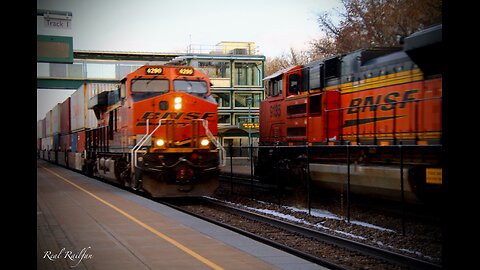 Two Trains Pass Right in Front of Me - Staples Subdivision