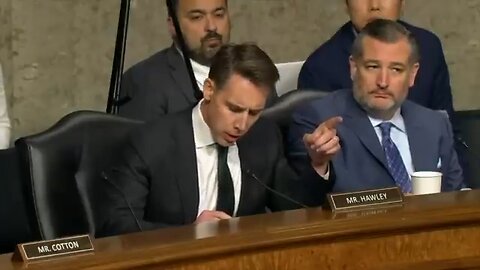 Hawley Calls Out Democrat Witness Who Refuses to Condemn Antisemitic Rhetoric on College Campuses