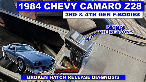 F-Body Broken Hatch Release Diagnosis