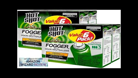 Hot Shot Fogger With Odor Neutralizer Kills Roaches Ants Spiders & Fleas Review