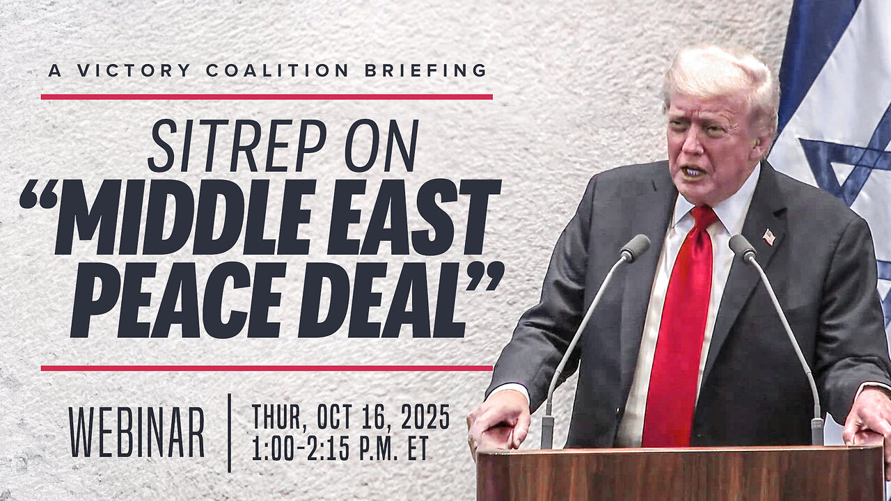 A Situation Report on the Mideast Peace Deal