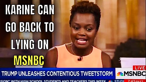 MSNBC is probably the only organization that will hire Karine Jean-Pierre