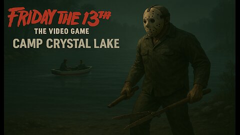 Friday the 123th the Video Game: A J Mason escaping Camp Crystal Lake in the Car