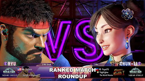 Kuya Kalbo SF6 Ranked Roundup. Chun Li Master Rank [Hori Fight Stick]