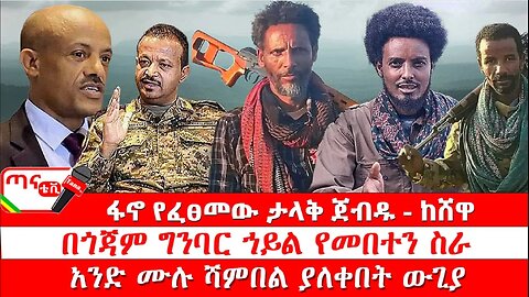 ጣና ዜና፦ ታኀሳስ 8/2017 ፋኖ የፈፀመው ታላቅ ጀብዱ- ከሸዋ፤ በጎጃም ግንባር ኀይል የመበተን ስራ፤ አንድ ሙሉ ሻምበል ያለቀበት ውጊያ…