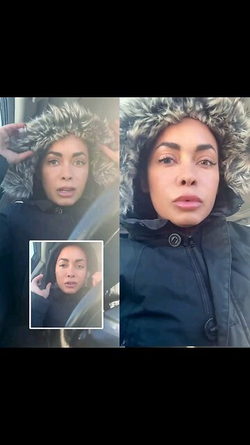 A woman goes viral after exposing how fur hoods are actually meant to be worn