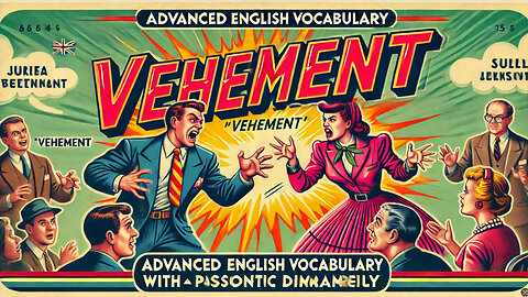 Vocabulary and Pronunciation "VEHEMENT" with tag questions Advanced English