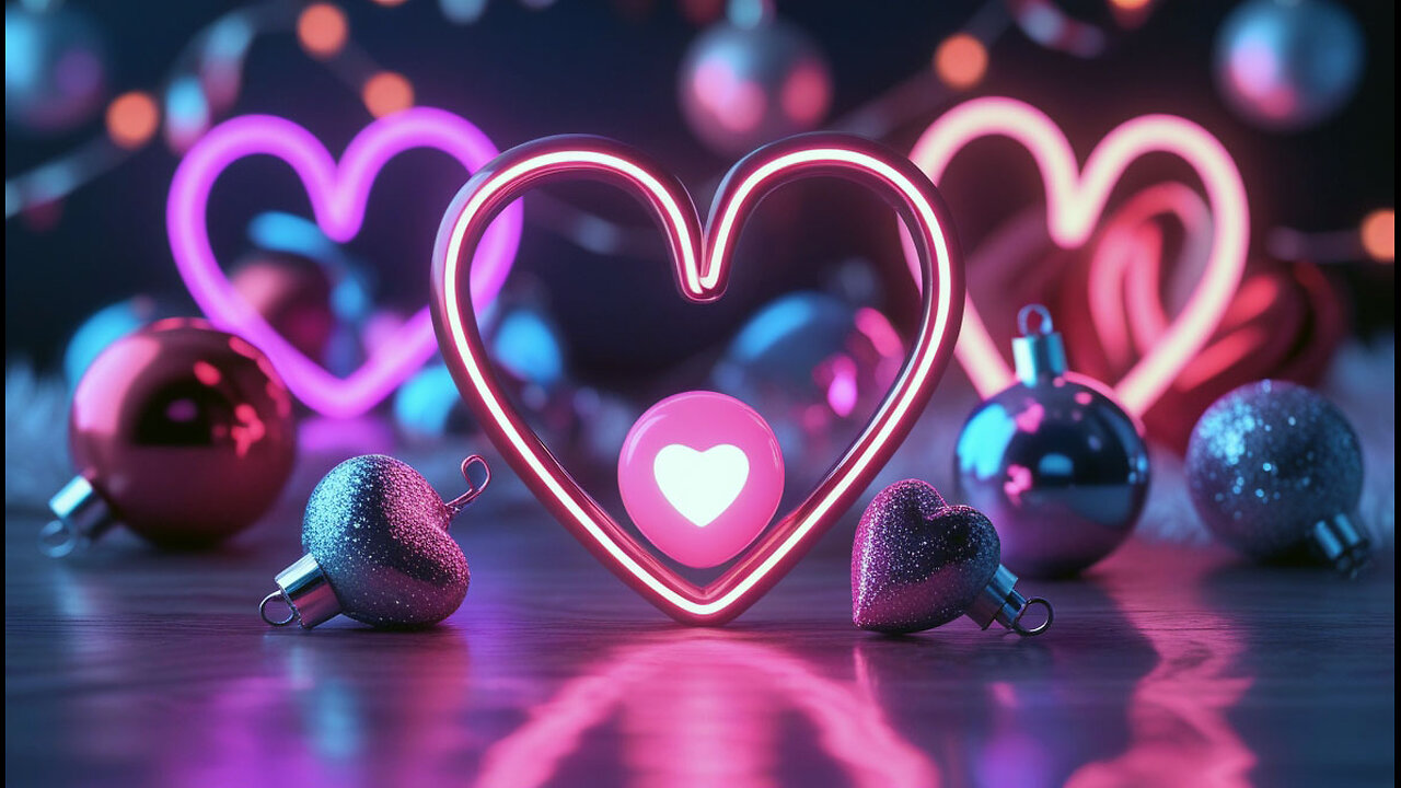 Сердце в снежинках