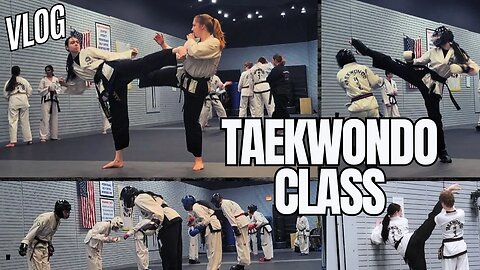 Vlogging My ITF Taekwondo Class | Come With Me to a Martial Arts Training Session! 🥋