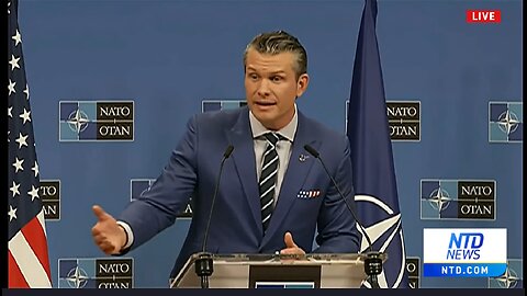 US Defense Secretary Hegseth and NATO Secretary General Rutte Brief the Media