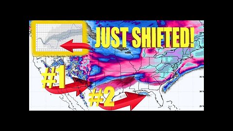 WINTER JUST SHIFTED! Back-To-Back Winter Storms!