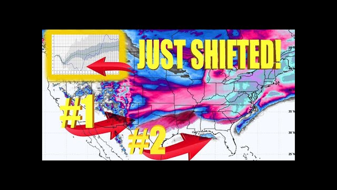 WINTER JUST SHIFTED! Back-To-Back Winter Storms!