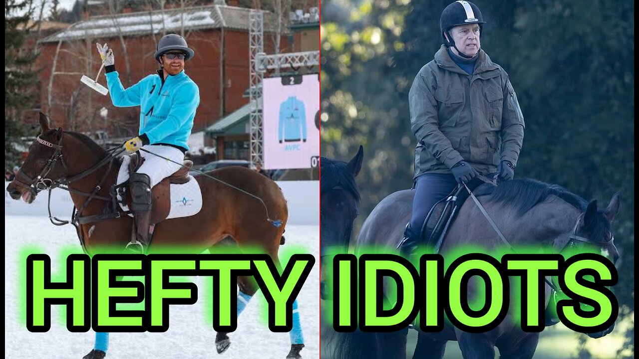 HEFTY Prince Harry’s Polo Pony Struggles