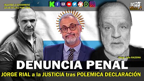 JORGE RIAL a la JUSTICIA tras POLÉMICAS DECLARACIONES: Dr. Julio RAZONA (2/12/25)