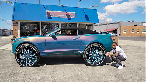 Custom Camaro With 32-Inch Wheels