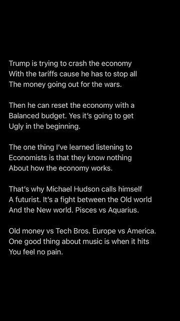 I could be totally wrong