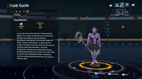 kuzuhamon all digivolution/de-digivolution/profile Digimon Story Time Stranger