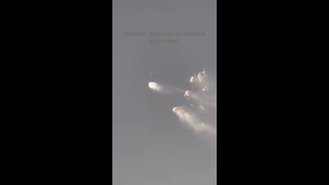 We watched the SpaceX Starship launch and exploded right over us.