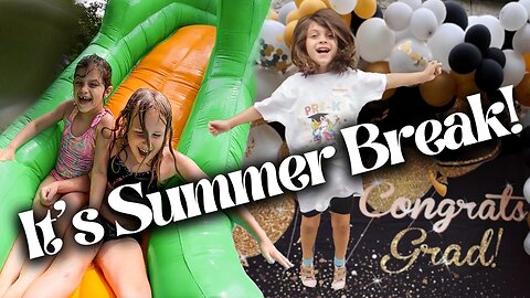 IT'S SUMMER BREAK!! // Mackenzie's Pre-K Graduation & SUMMER FUN!!