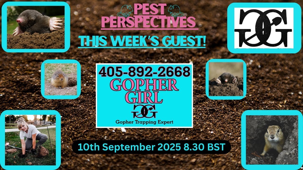 Pest perspectives EP 32 - Gopher Girl- Gopher & mole control!