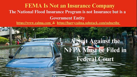 FEMA Is Not an Insurance Company