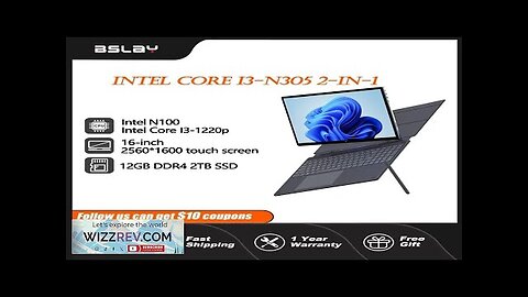 Tablets Intel Core i3-1220p N100 2 in 1 16inch 12GB RAM 2TB Review