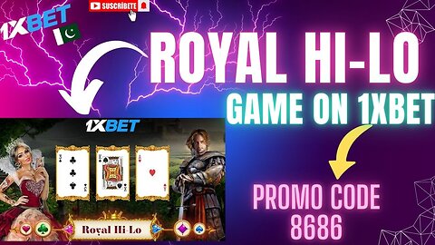 How we play Royal Hi-Lo game on 1xbet..//1xbet par Royal Hi-Lo game kesay kheli jati hy...???