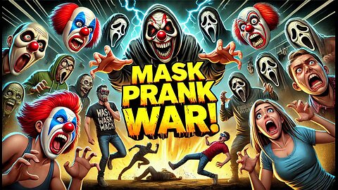 😱🎭 MASK PRANK WAR! (Who Got Scared the Most?!) 😂🔥