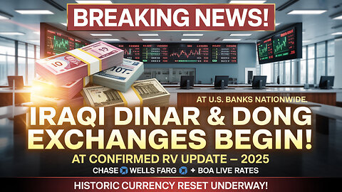 🚨Iraqi Dinar & Dong Exchanges Begin at U.S. Banks! 🏦 Confirmed RV Update 2025 💰💥 Today IQD News!