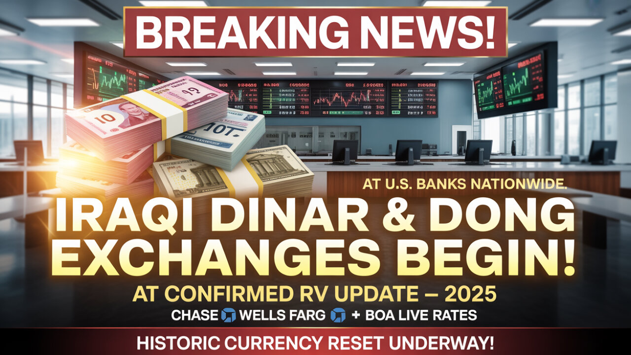 🚨Iraqi Dinar & Dong Exchanges Begin at U.S. Banks! 🏦 Confirmed RV Update 2025 💰💥 Today IQD News!
