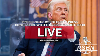 LIVE: President Trump Hosts a Press Conference with FBI Director Kash Patel - 10/15/25