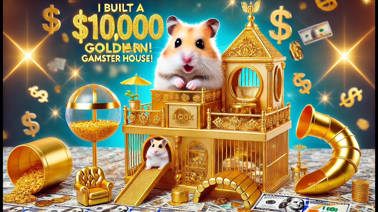 I Built A $100,000 Golden Hamster House