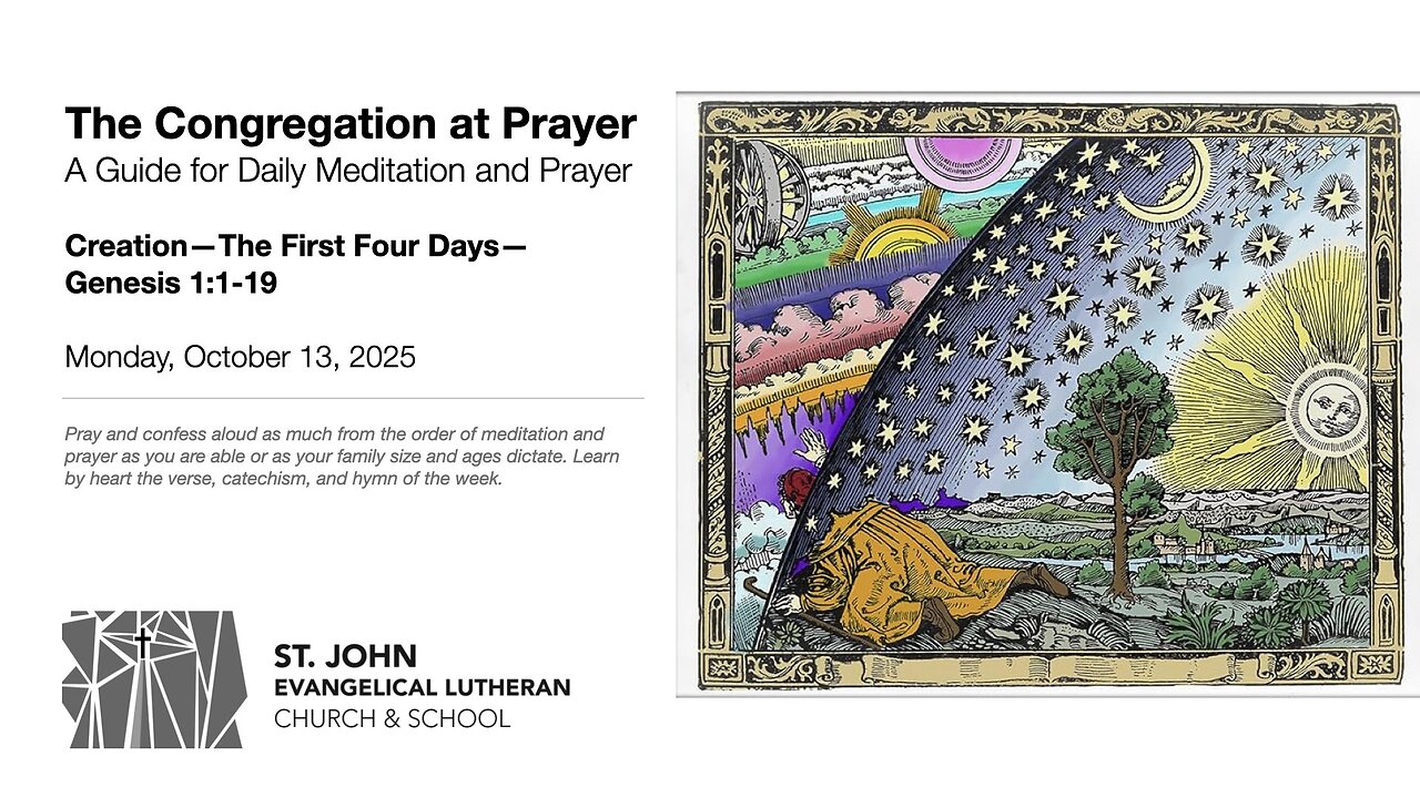 Creation—The First Four Days—Genesis 1:1-19