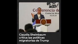 Sheinbaum se opone a las deportaciones masivas propuestas por Trump