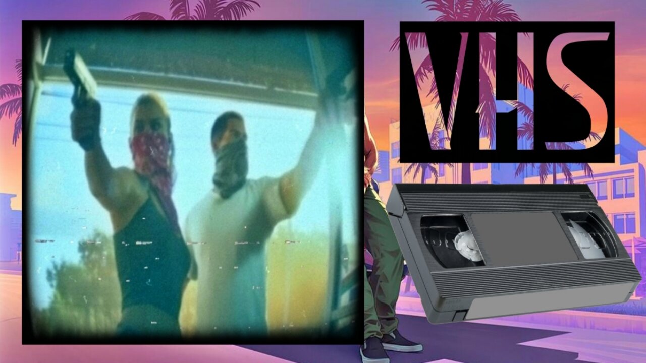 🔥 Re-imagined GTA 6 Trailer (Vaporwave Retro VHS Style) | 80s Nostalgia + Classic Trailer Narration!