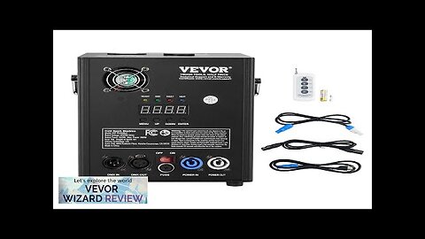 VEVOR Cold Spark Firework Machine 500W 6.6-13ft Stage DJ Wedding Event Party Review