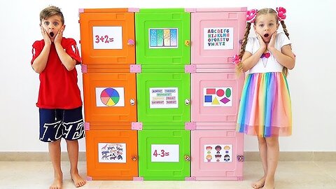 Diana_and_Roma_open_boxes_with_toys_solving_Logic_Games_and_Activities