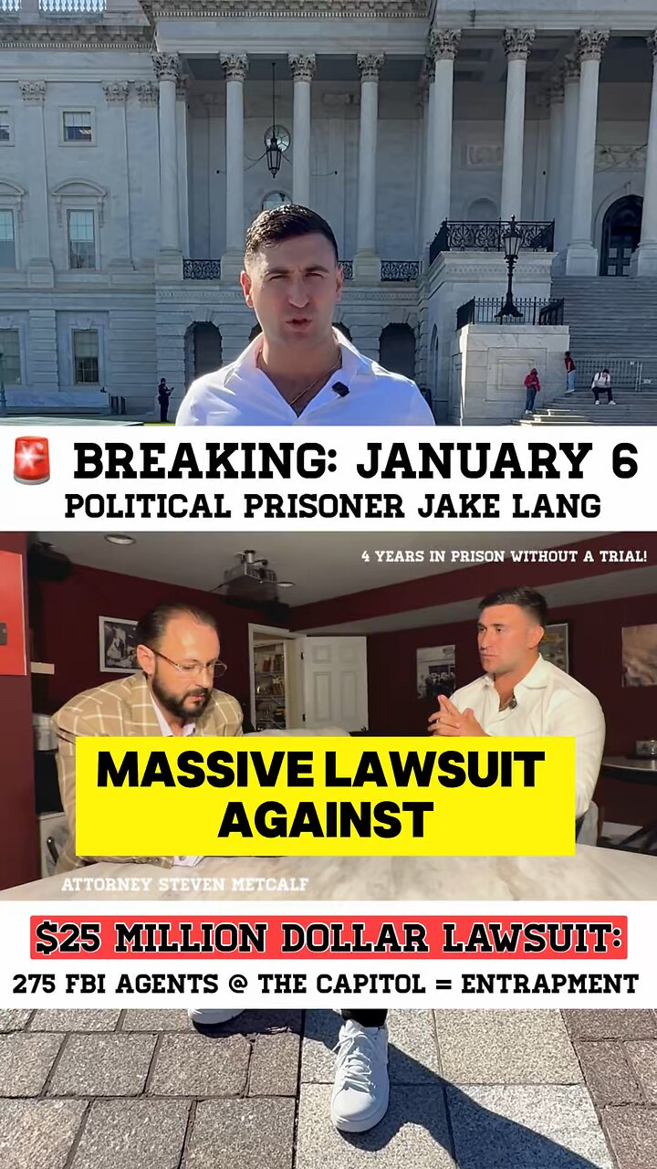 🚨 BREAKING: We just filed a HUGE $25 MILLION DOLLAR LAWSUIT on Christopher Wray & FBI !!! 🔥